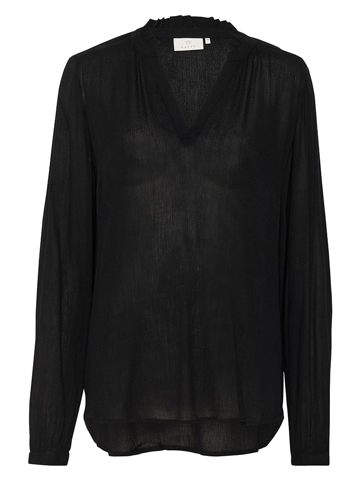 Kaffe Schwarz 2600820 Bluse in Schwarz - 5