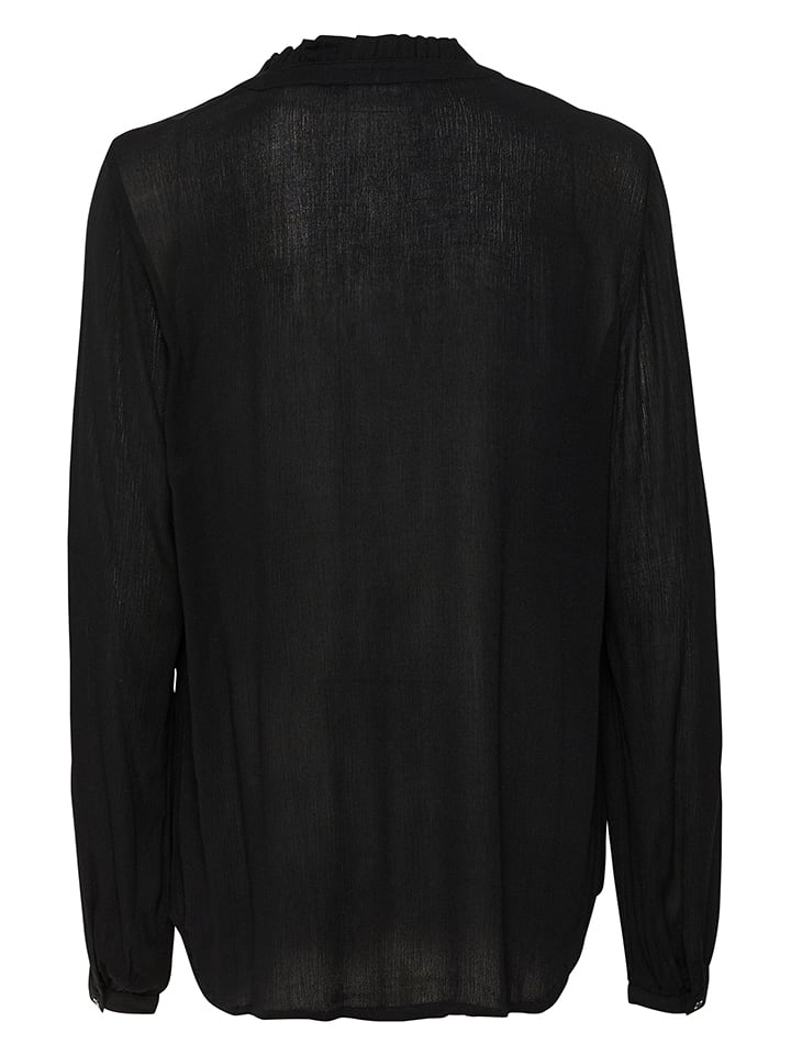 Kaffe Schwarz 2600820 Bluse in Schwarz - 6