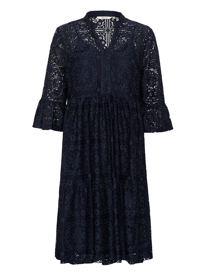 Šaty Kaffe Dunkelblau 8074279 Kleid in Dunkelblau - 4