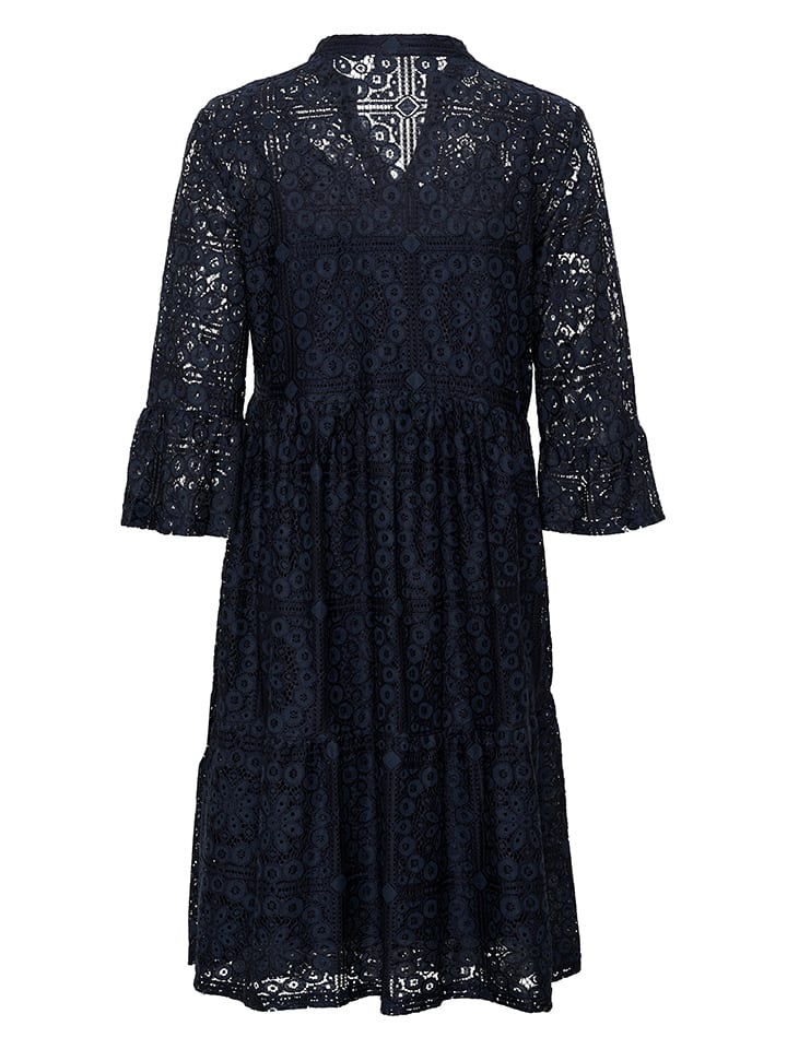 Šaty Kaffe Dunkelblau 8074279 Kleid in Dunkelblau - 5