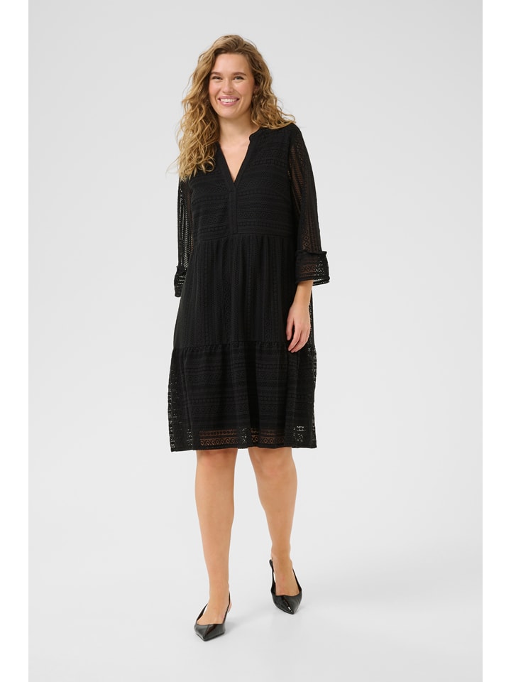 Šaty Kaffe Schwarz 853613 Kleid in Schwarz - 1
