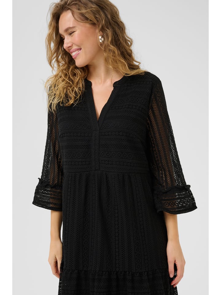 Šaty Kaffe Schwarz 853613 Kleid in Schwarz - 2