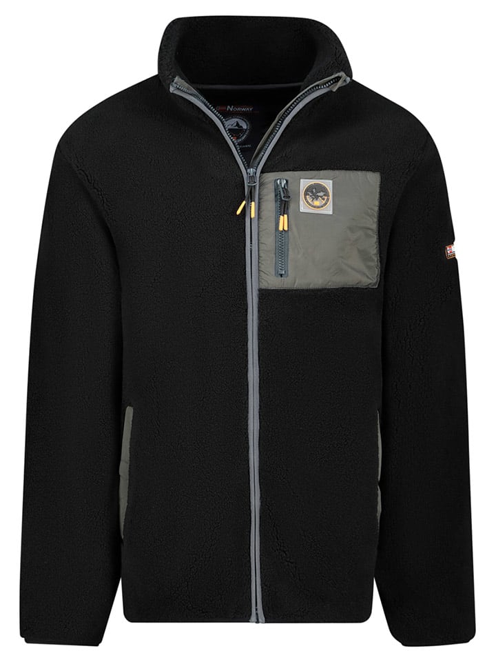 Bunda Geographical Norway Schwarz 3045283 Fleecejacke "Urock" in Schwarz - 1