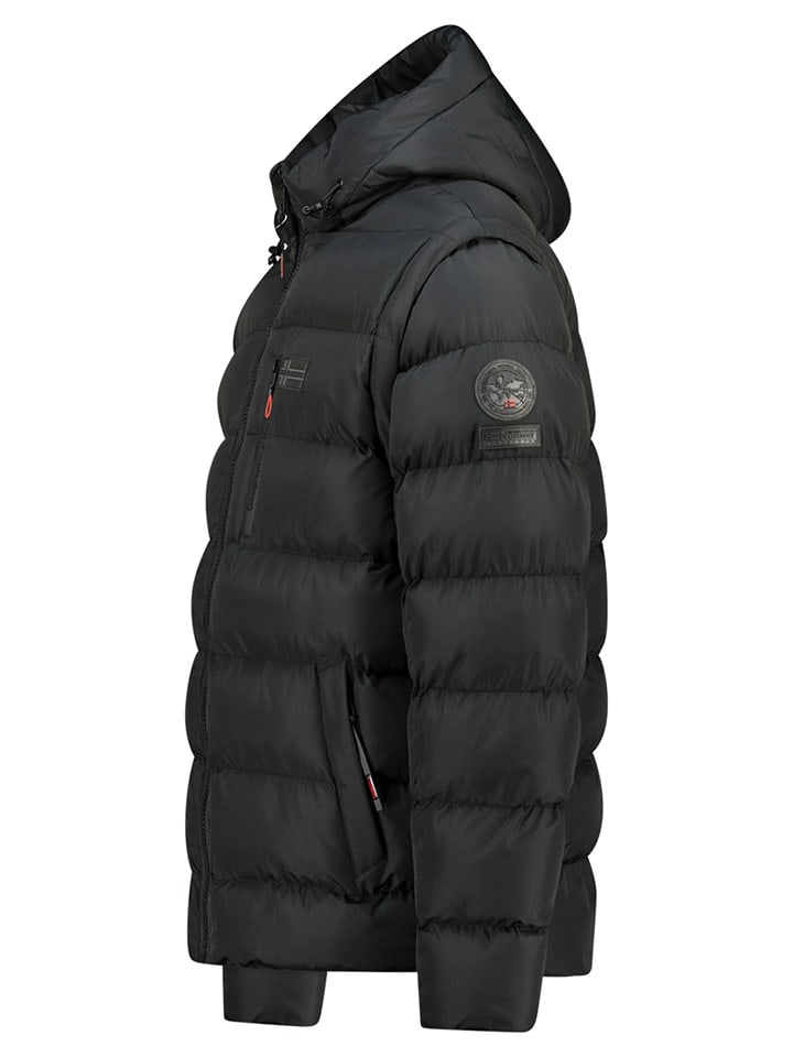 Bunda Geographical Norway Schwarz 4816809 Steppjacke "Badamo" in Schwarz - 3