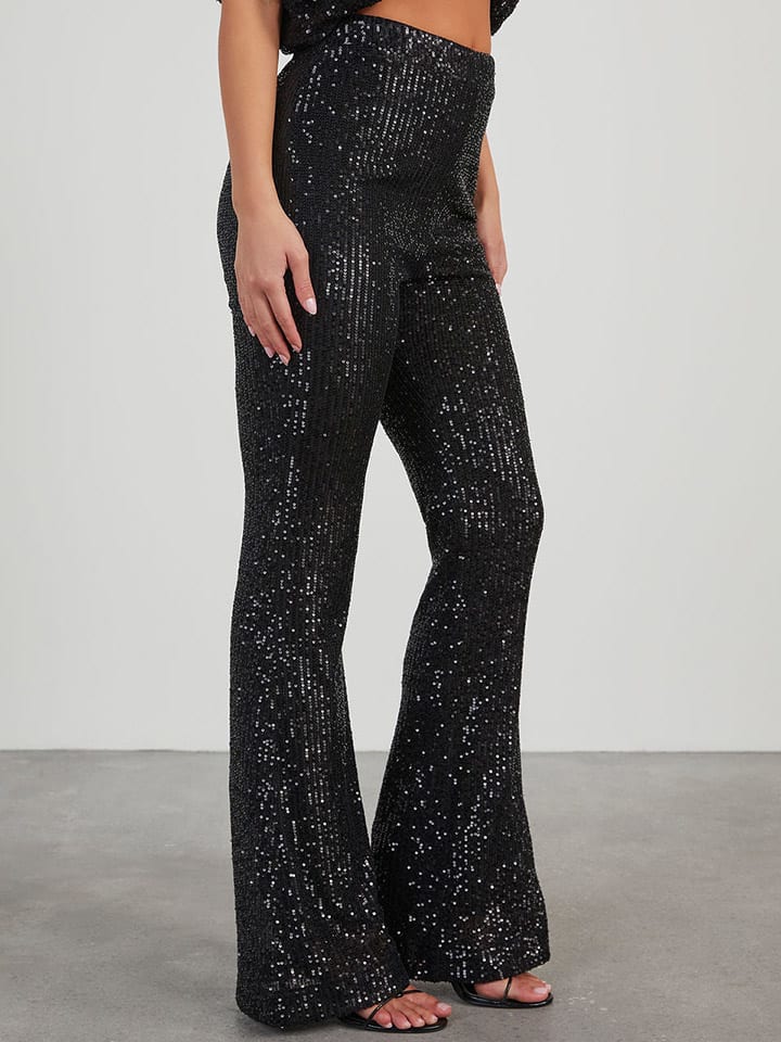 Nohavice Milan Kiss Schwarz 281388 Hose in Schwarz - 5