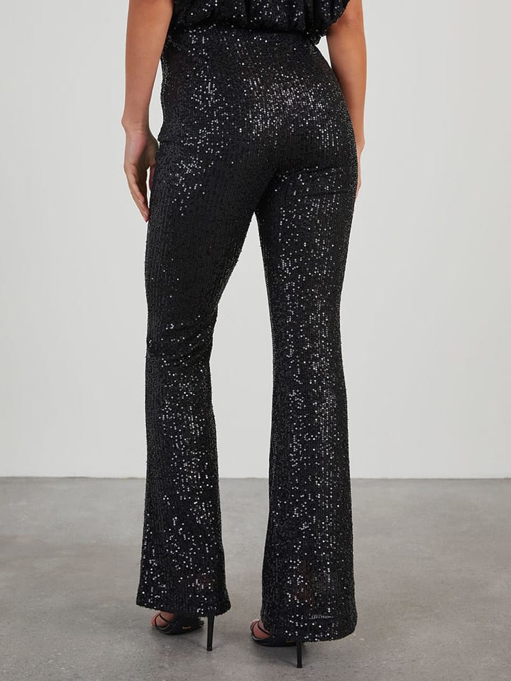 Nohavice Milan Kiss Schwarz 281388 Hose in Schwarz - 6