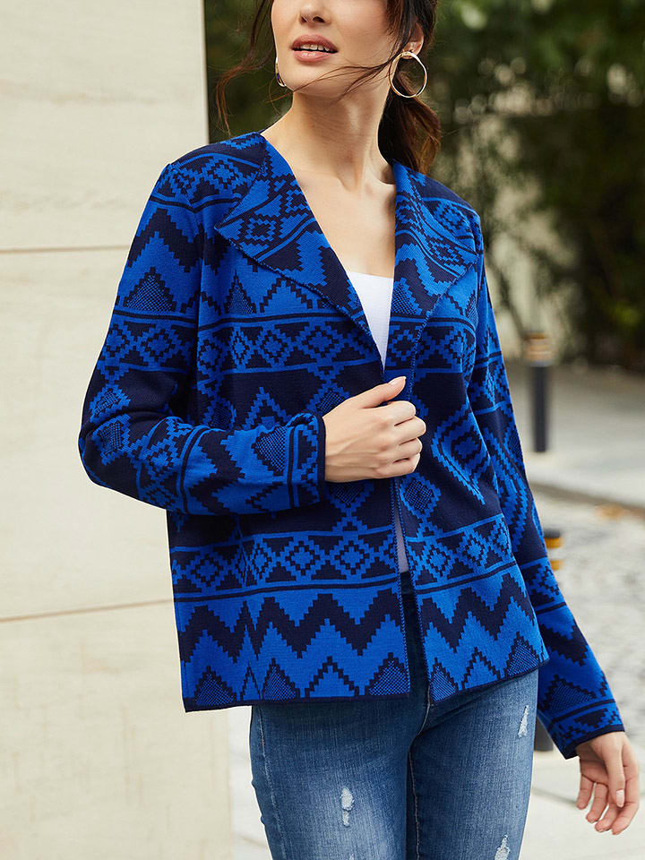 Sveter Milan Kiss Blau 625787 Cardigan in Blau - 2