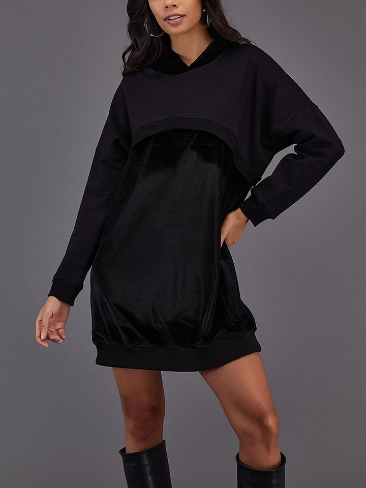 Šaty Milan Kiss Schwarz 844942 Kleid in Schwarz - 3