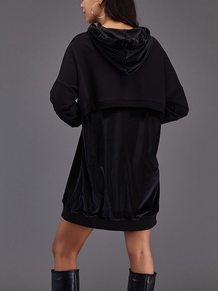 Šaty Milan Kiss Schwarz 844942 Kleid in Schwarz - 4