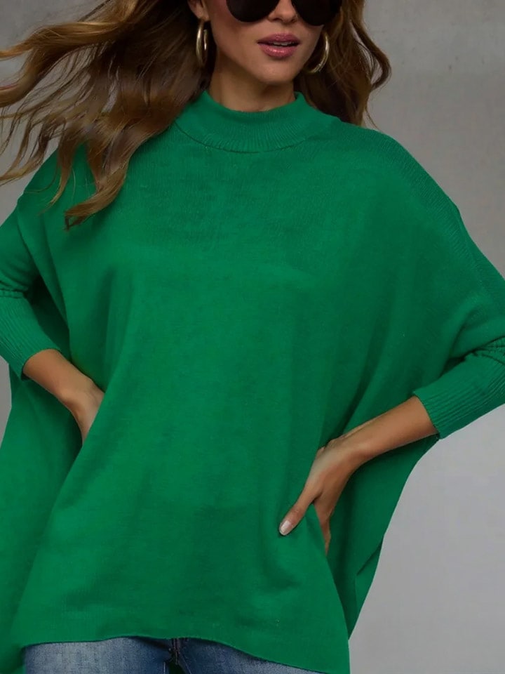Dámska bunda Milan Kiss Grün 4255565 Poncho in Grün - 2
