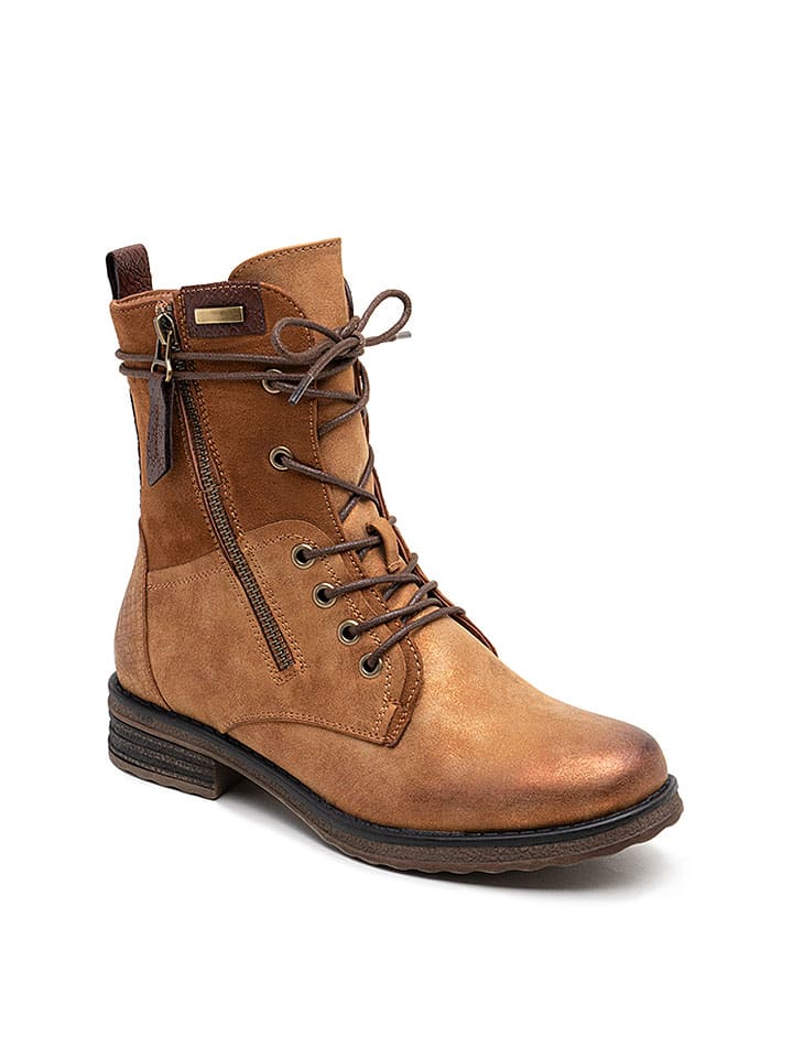Topánky Foreverfolie Hellbraun 1459475 Boots in Hellbraun - 1