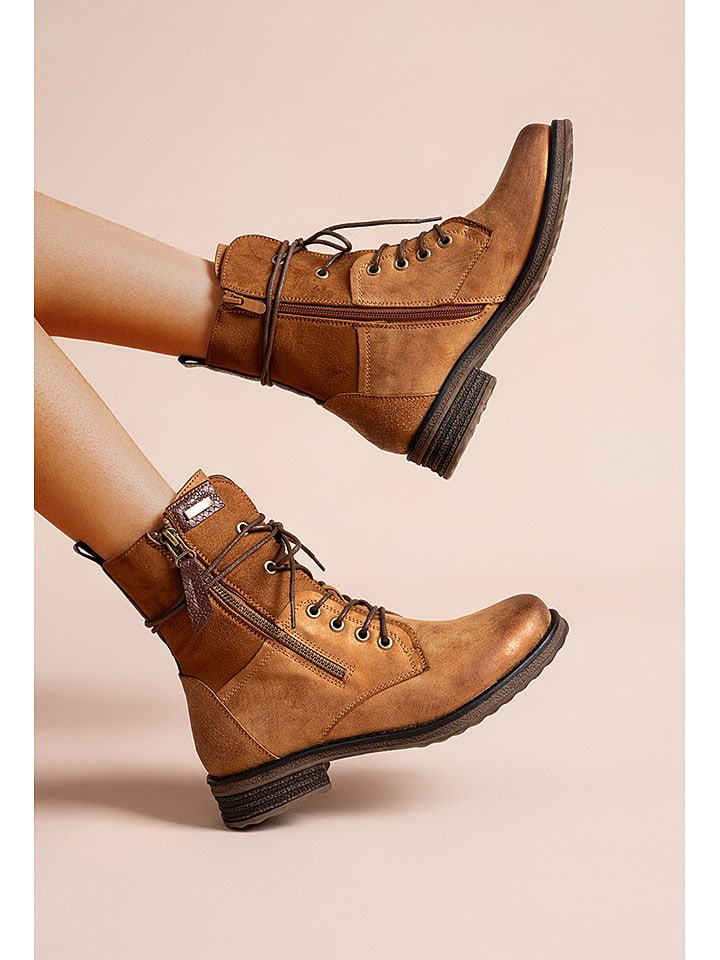 Topánky Foreverfolie Hellbraun 1459475 Boots in Hellbraun - 2