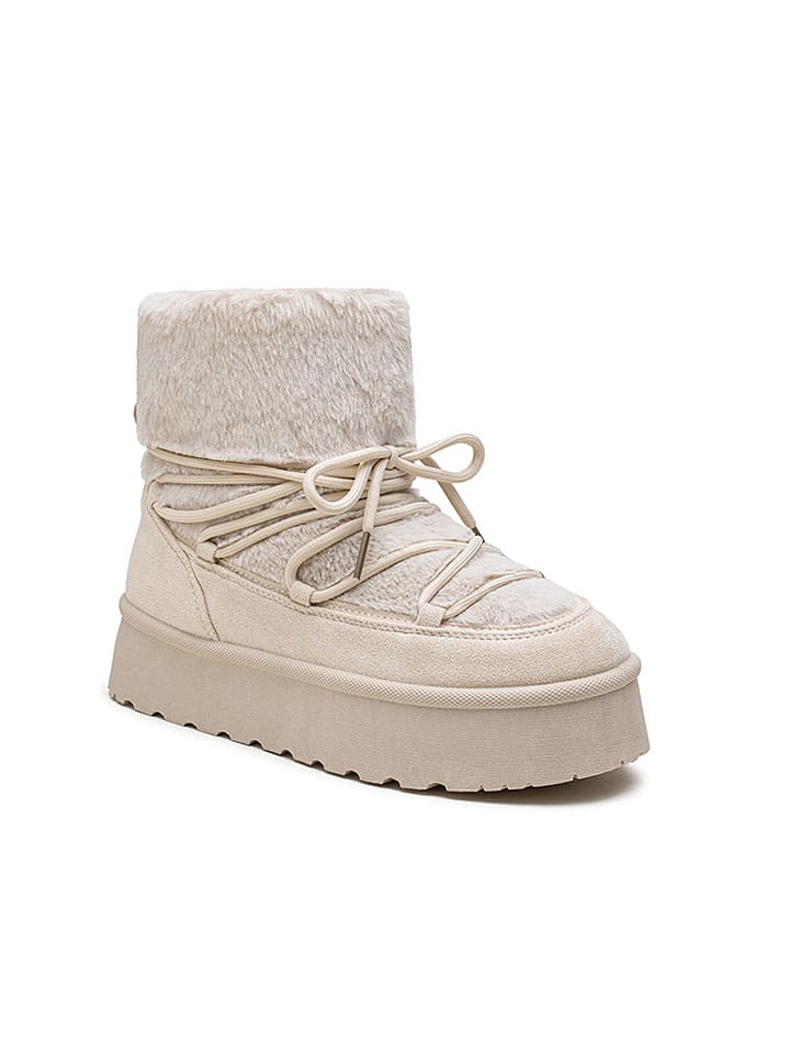 Topánky Foreverfolie Beige 5253841 Winterboots in Beige - 1