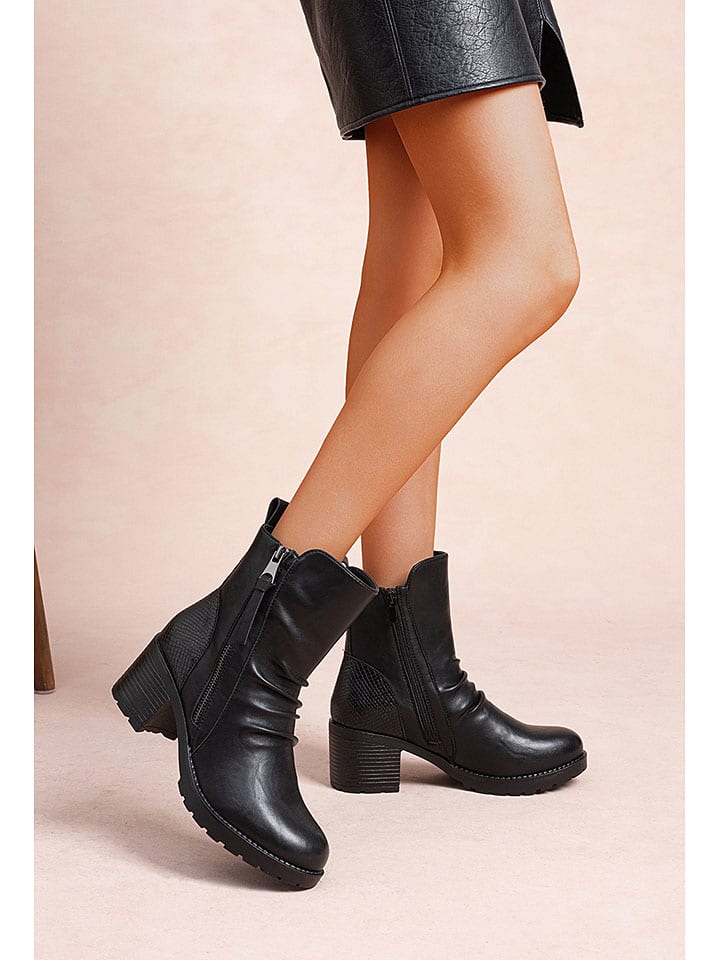 Topánky Foreverfolie Schwarz 8149342 Boots in Schwarz - 3