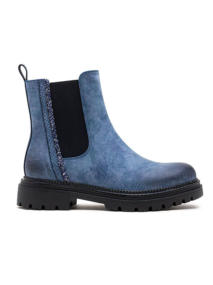 Topánky Foreverfolie Blau 6557414 Chelsea-Boots in Blau - 2
