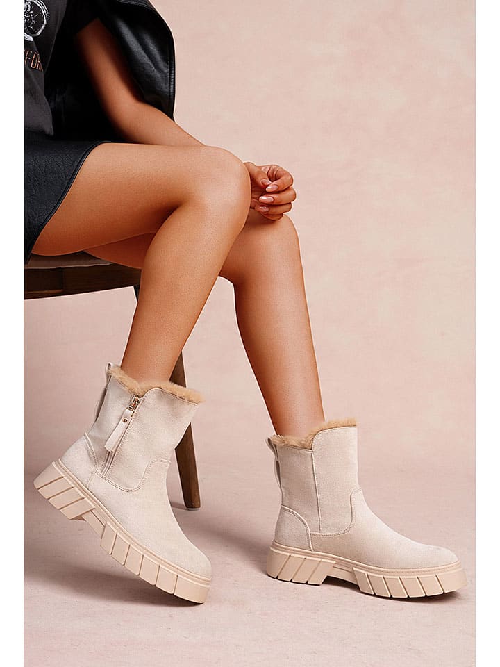 Topánky Foreverfolie Beige 934740 Winterboots in Beige - 3