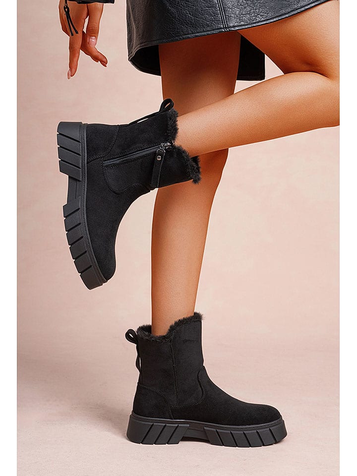Topánky Foreverfolie Schwarz 8212266 Winterboots in Schwarz - 3