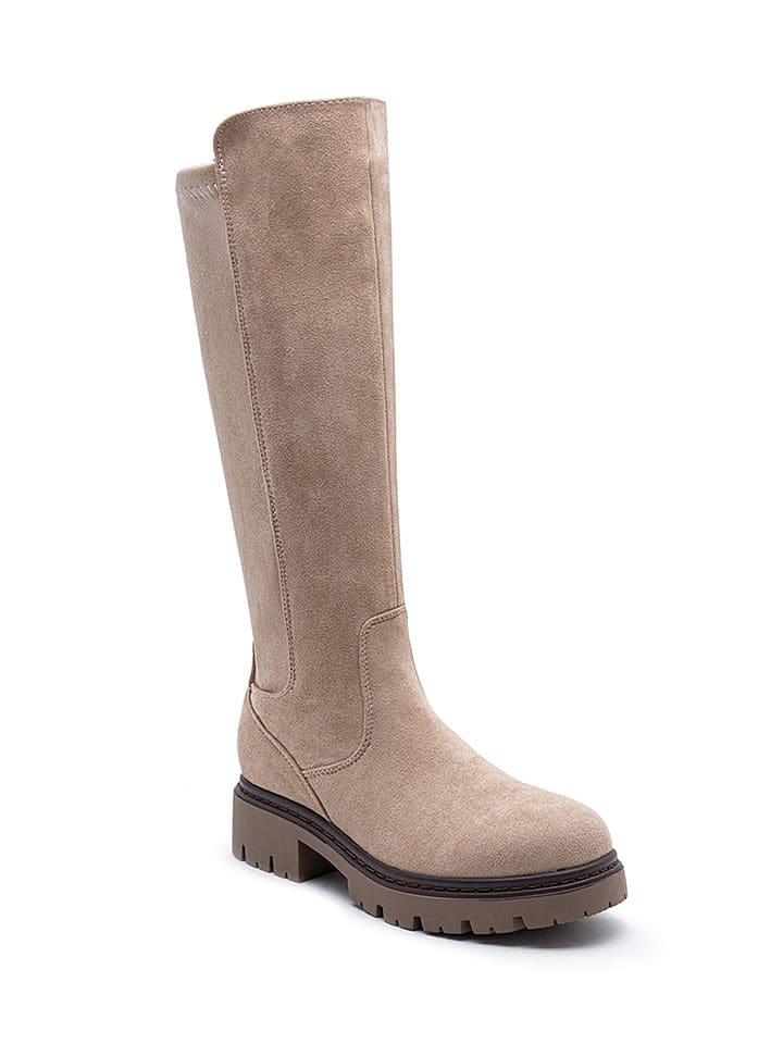 Topánky Foreverfolie Beige 8317704 Stiefel in Beige - 1
