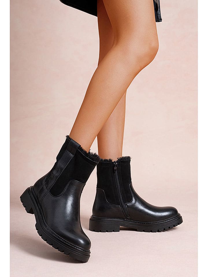 Topánky Foreverfolie Schwarz 2830250 Winterboots in Schwarz - 3