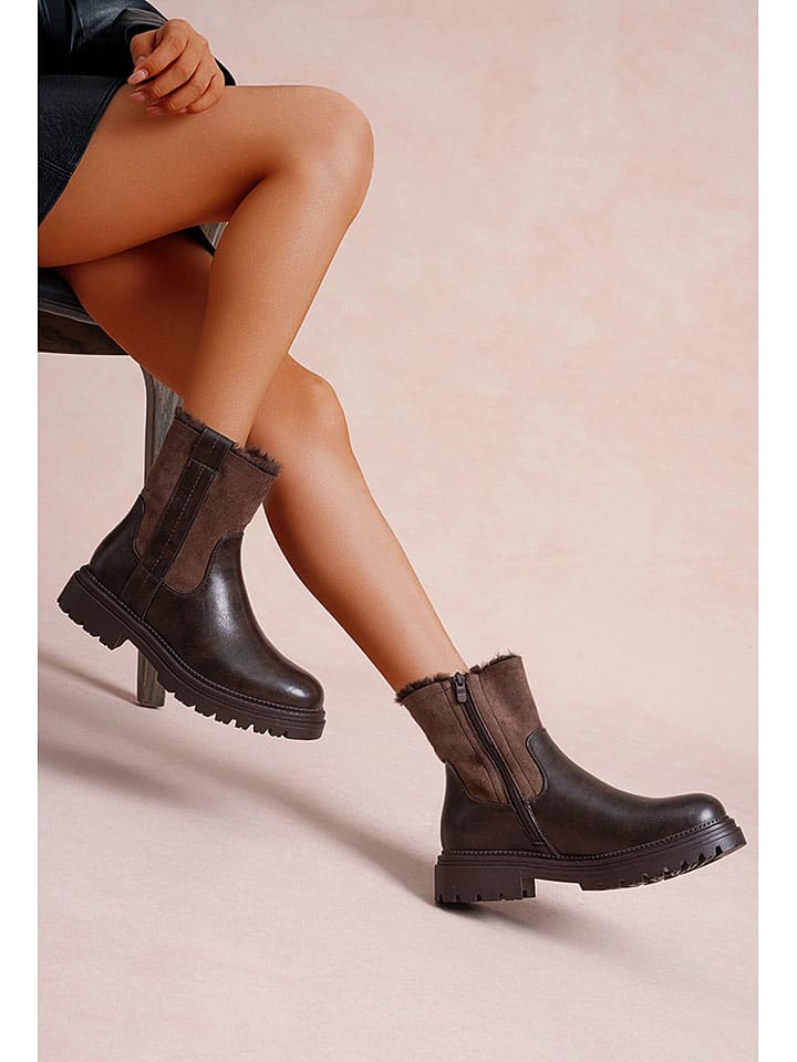 Topánky Foreverfolie Braun 6338957 Winterboots in Braun - 3