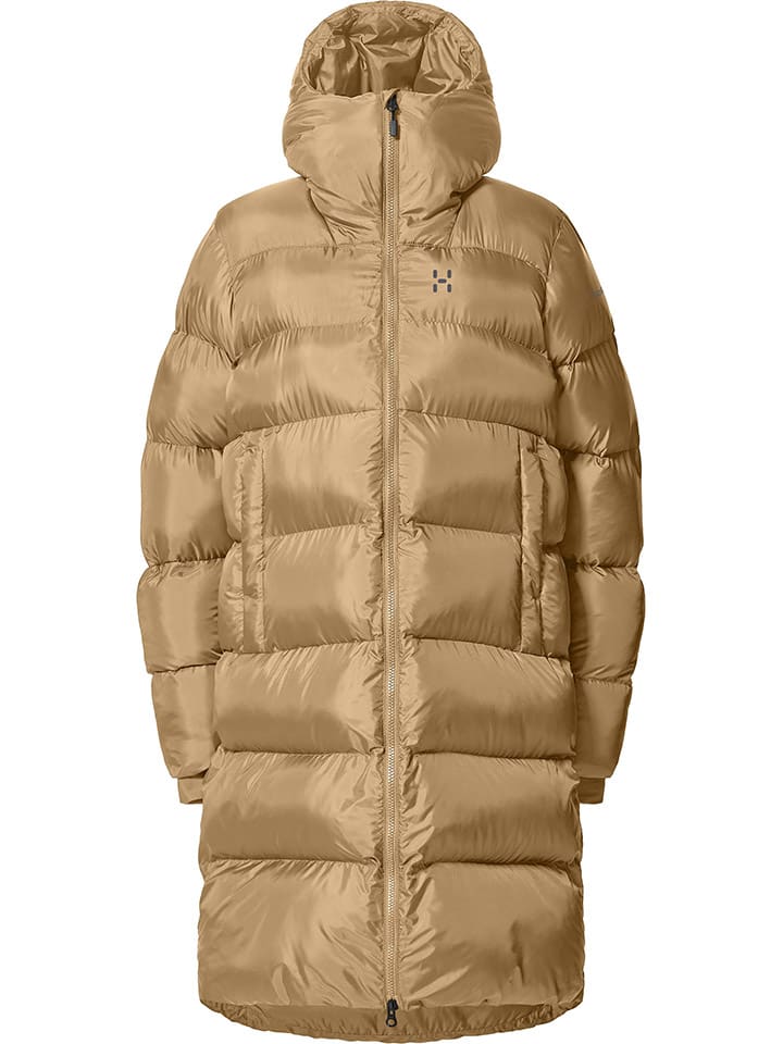 Dámska bunda Haglöfs Camel 4846780 Steppmantel "Long Mimic III" in Camel - 1