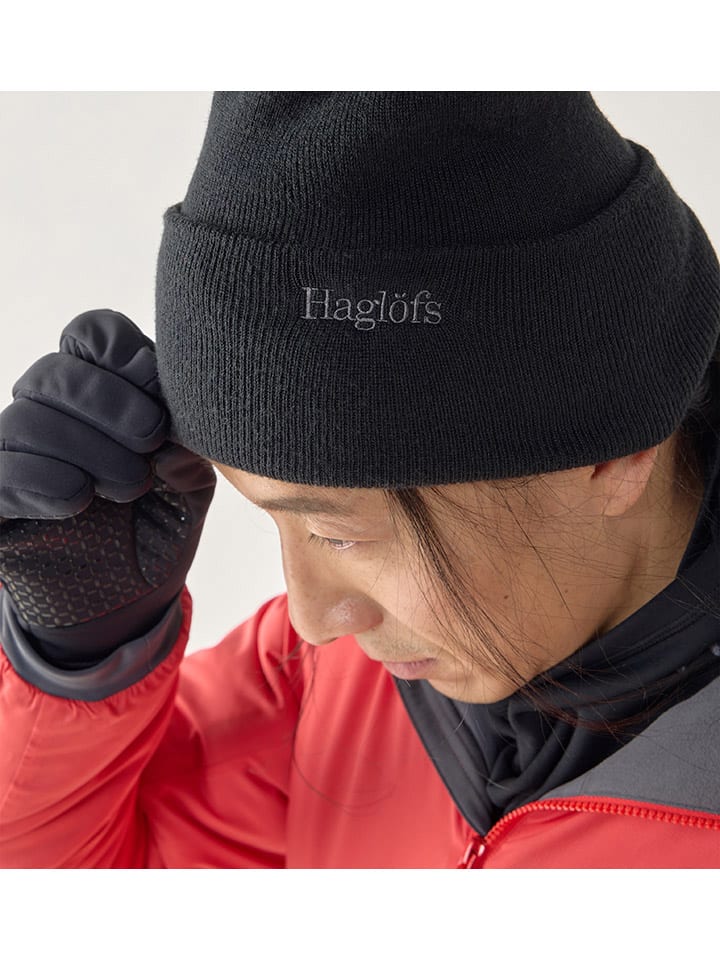 Zimná čiapka Haglöfs Schwarz 7271202 Beanie "Outsiders" in Schwarz - 7