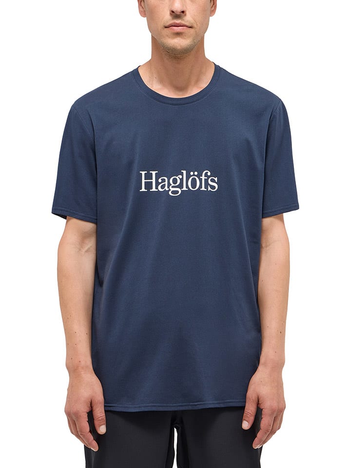 Tričko Haglöfs Dunkelblau 8332973 Shirt "Outsiders" in Dunkelblau - 1