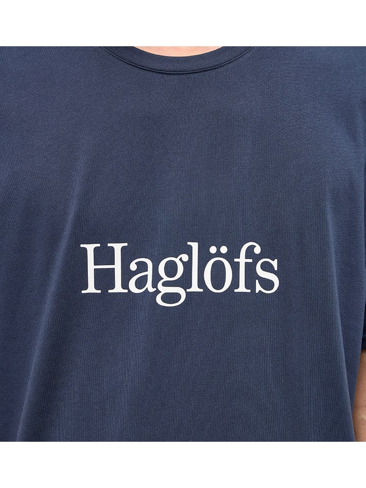 Tričko Haglöfs Dunkelblau 8332973 Shirt "Outsiders" in Dunkelblau - 4