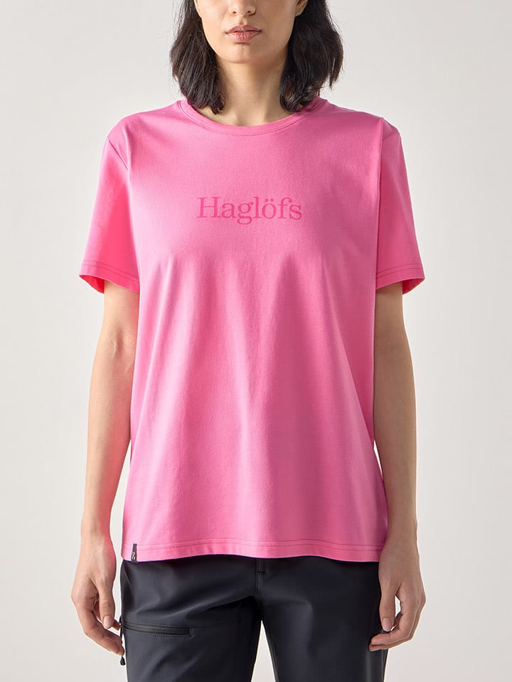 Tričko Haglöfs Pink 932191 Shirt "Outsiders" in Pink - 1