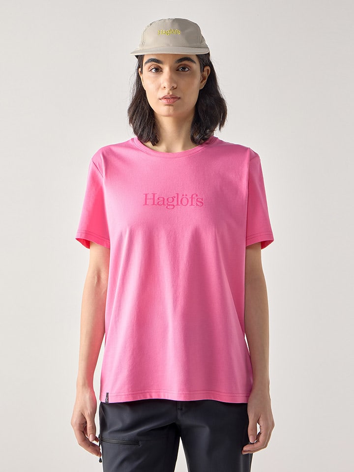 Tričko Haglöfs Pink 932191 Shirt "Outsiders" in Pink - 6