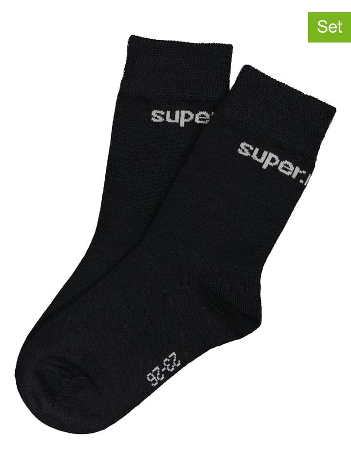 super.natural Schwarz 8541836 2er-Set: Socken in Schwarz - 1