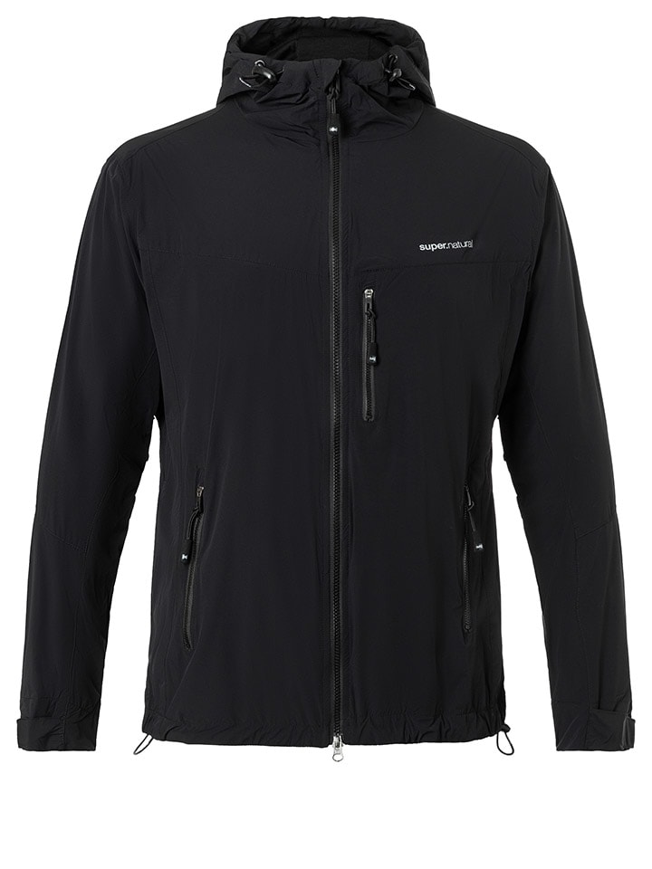 Bunda super.natural Schwarz 2307047 Hybridjacke "Alpine Active" in Schwarz - 4