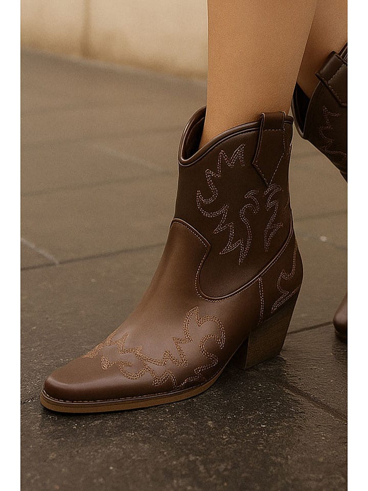 Topánky Bellucci Braun 7802068 Westernstiefel in Braun - 2