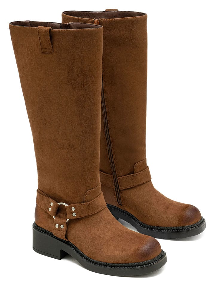 Topánky C'M Hellbraun 1615874 Stiefel in Hellbraun - 2