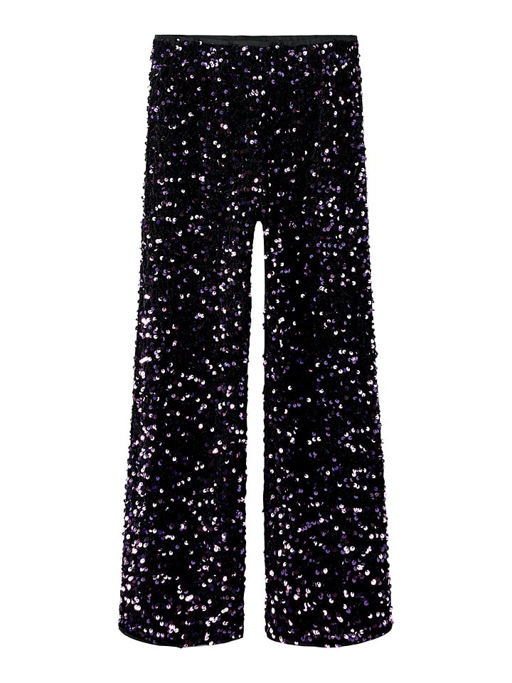name it Schwarz/ Lila 5700944 Hose "Prunica" in Schwarz/ Lila - 1