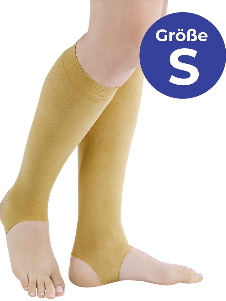 Ponožky Maximex Beige 7639115 Stützstrümpfe in Beige - 1