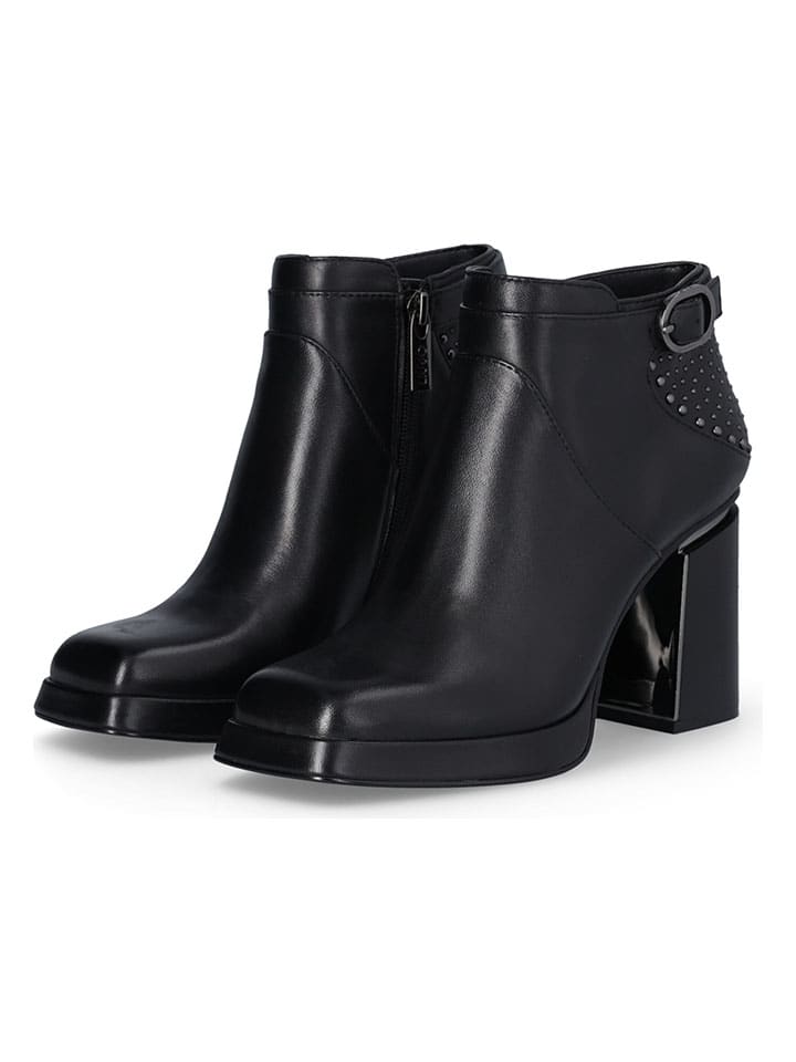 Topánky Liu Jo Schwarz 1155110 Leder-Stiefeletten in Schwarz - 2