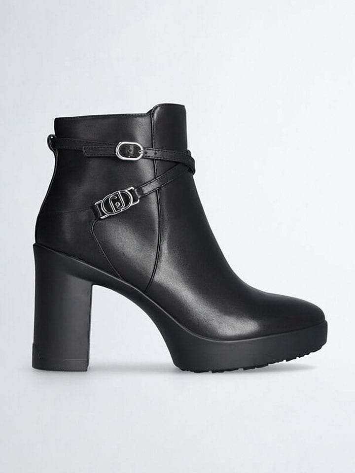 Topánky Liu Jo Schwarz 6603654 Leder-Stiefeletten in Schwarz - 1