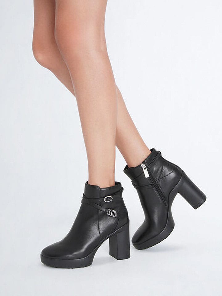 Topánky Liu Jo Schwarz 6603654 Leder-Stiefeletten in Schwarz - 2