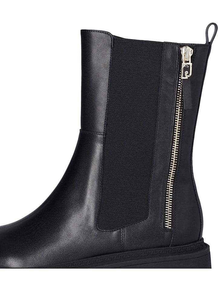 Topánky Liu Jo Schwarz 5974751 Leder-Boots in Schwarz - 5