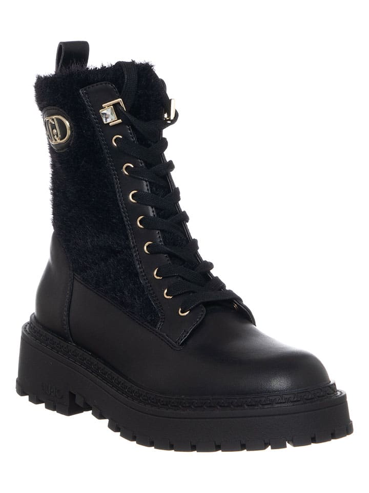 Topánky Liu Jo Schwarz 1284332 Leder-Boots in Schwarz - 2