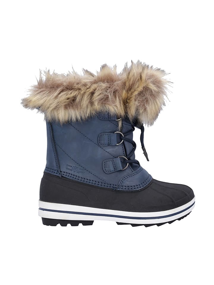 Topánky cmp Dunkelblau 1969978 Leder-Winterboots "Anthilian" in Dunkelblau - 1