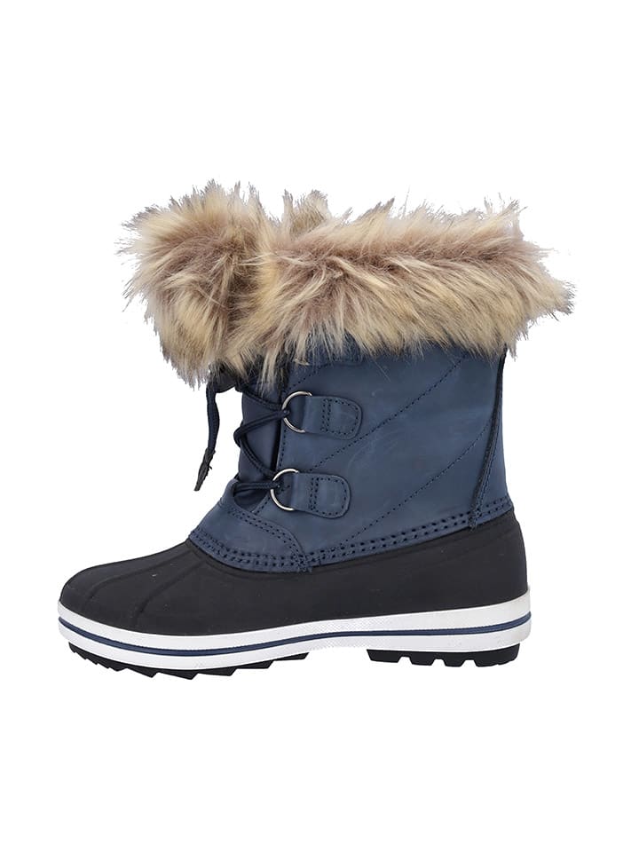 Topánky cmp Dunkelblau 1969978 Leder-Winterboots "Anthilian" in Dunkelblau - 3