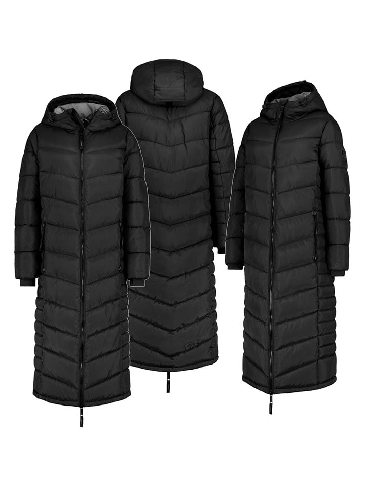Dámska bunda Sublevel Schwarz 2153363 Steppmantel in Schwarz - 1