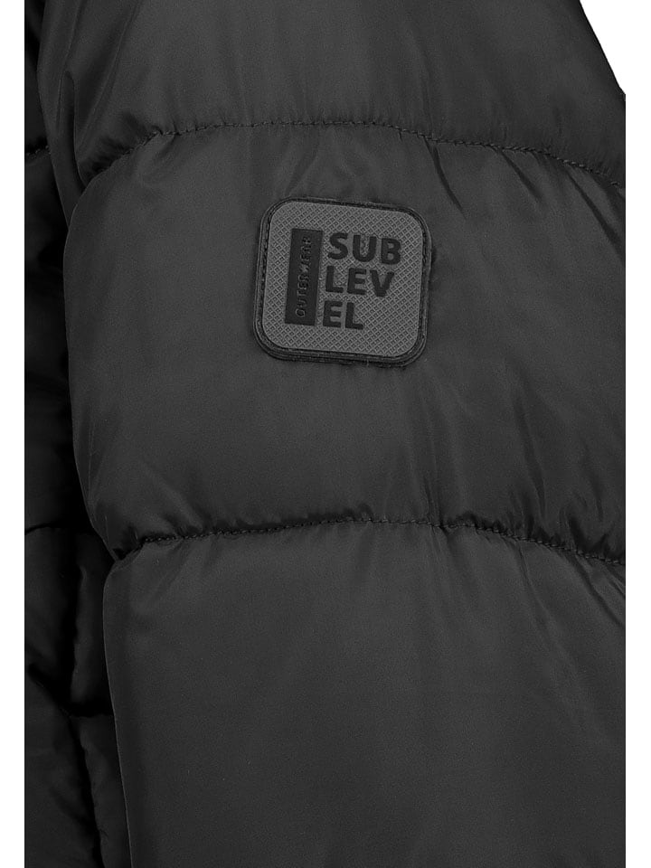 Dámska bunda Sublevel Schwarz 2153363 Steppmantel in Schwarz - 5