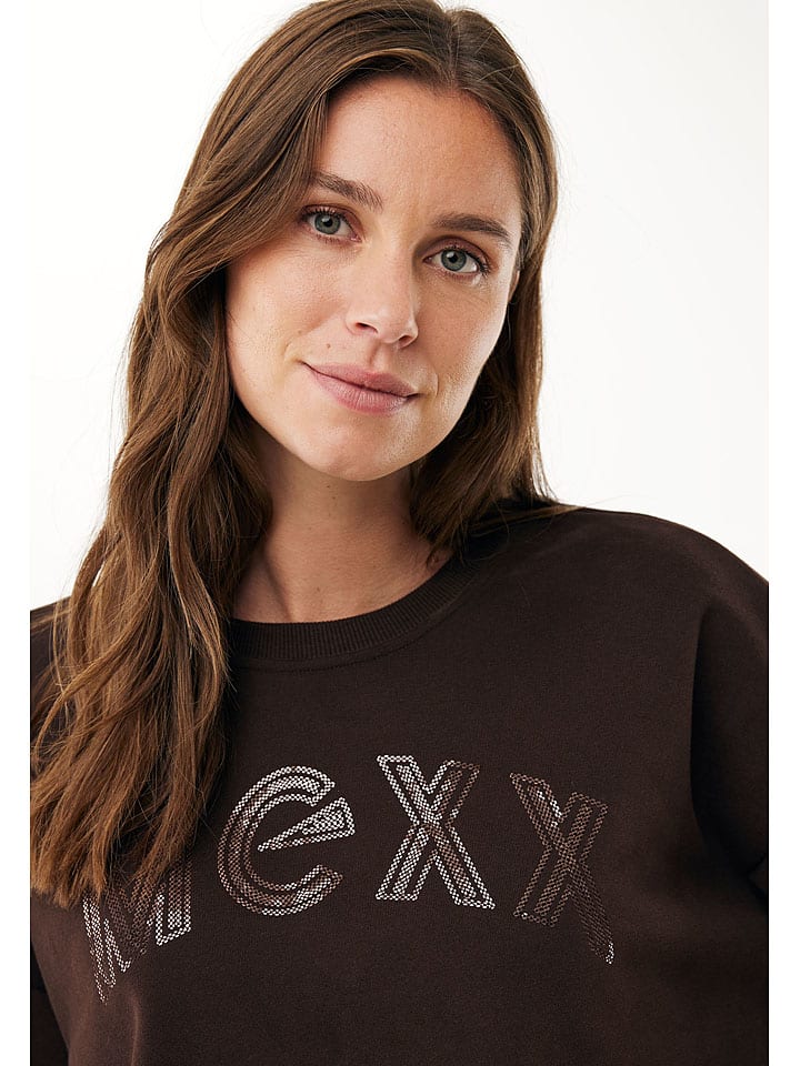 Mikina Mexx Braun 265099 Sweatshirt ''Oleander'' in Braun - 4
