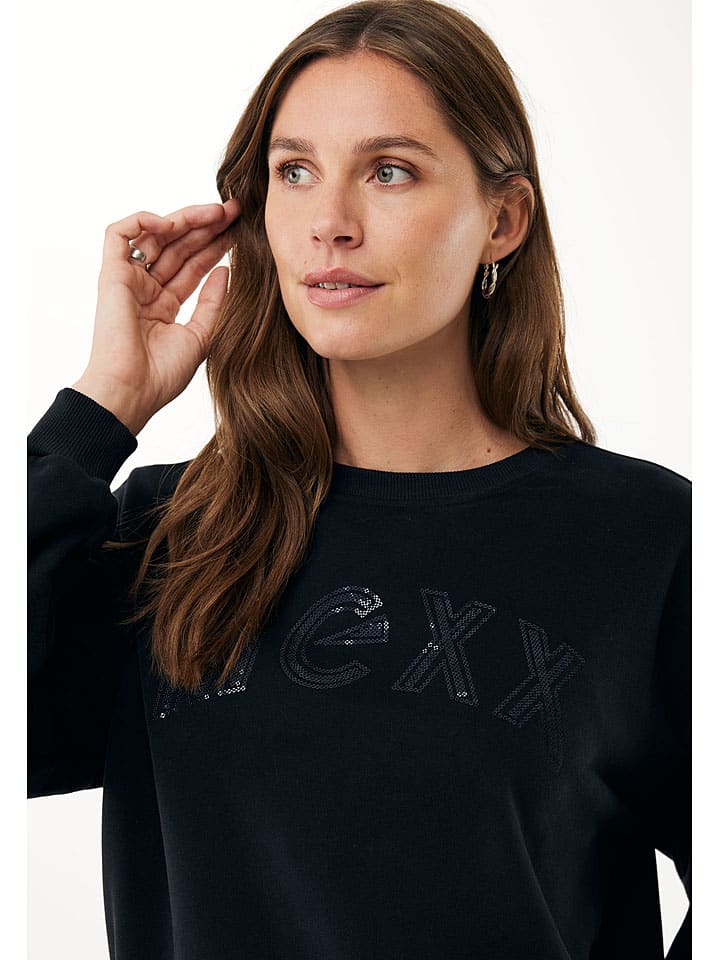 Mikina Mexx Schwarz 1734325 Sweatshirt ''Oleander'' in Schwarz - 4