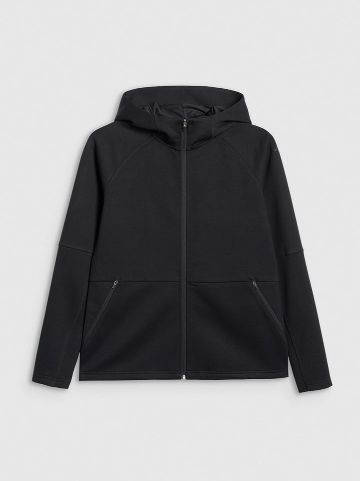 Mikina 4F Schwarz 5614138 Sweatjacke in Schwarz - 3