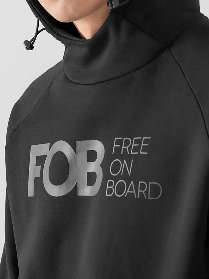 Mikina 4F Schwarz 8281401 Hoodie in Schwarz - 3