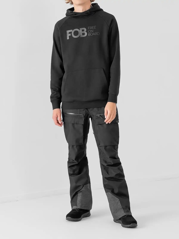 Mikina 4F Schwarz 8281401 Hoodie in Schwarz - 4